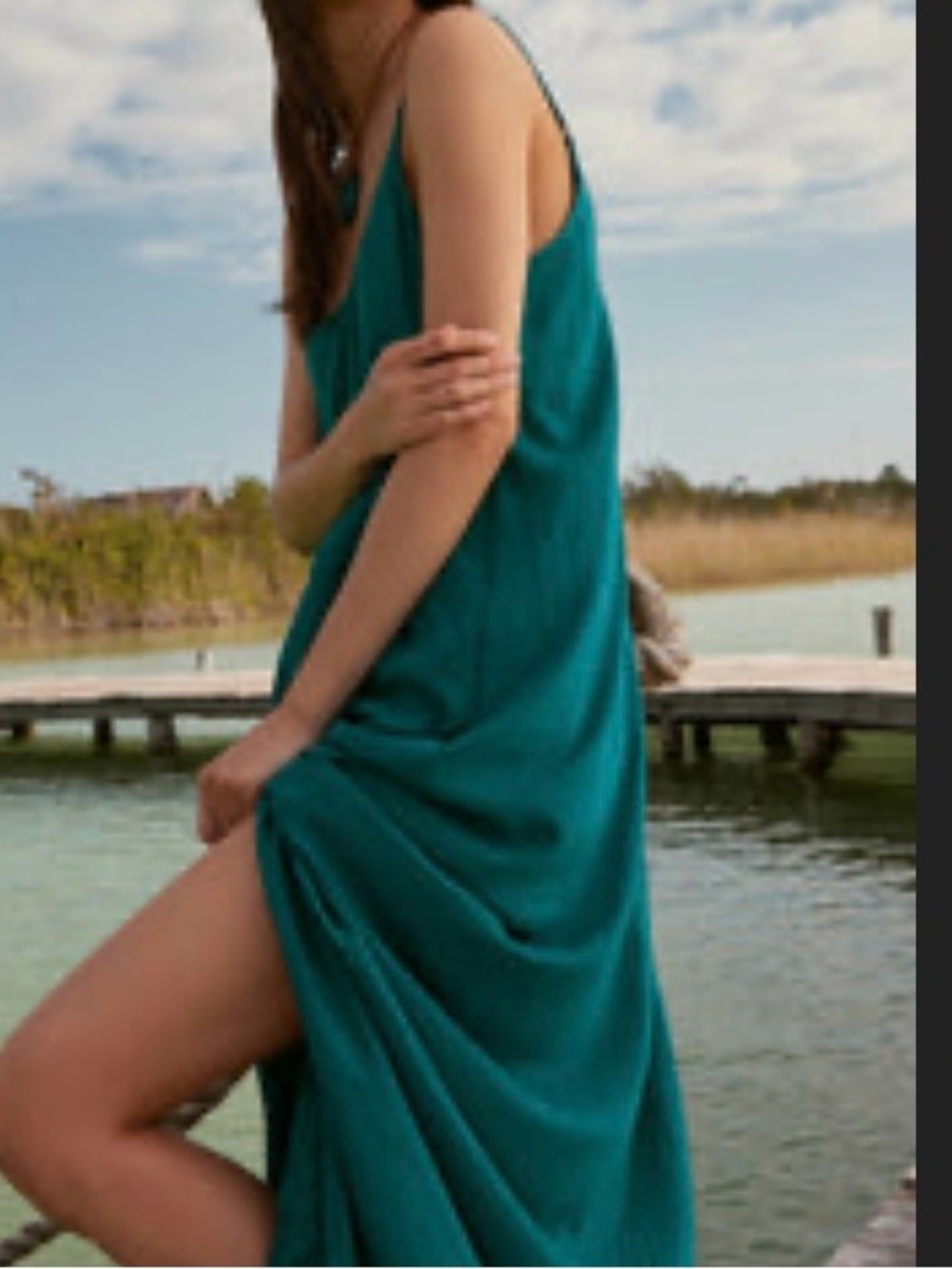 Z Supply Teal Maxi Dress
